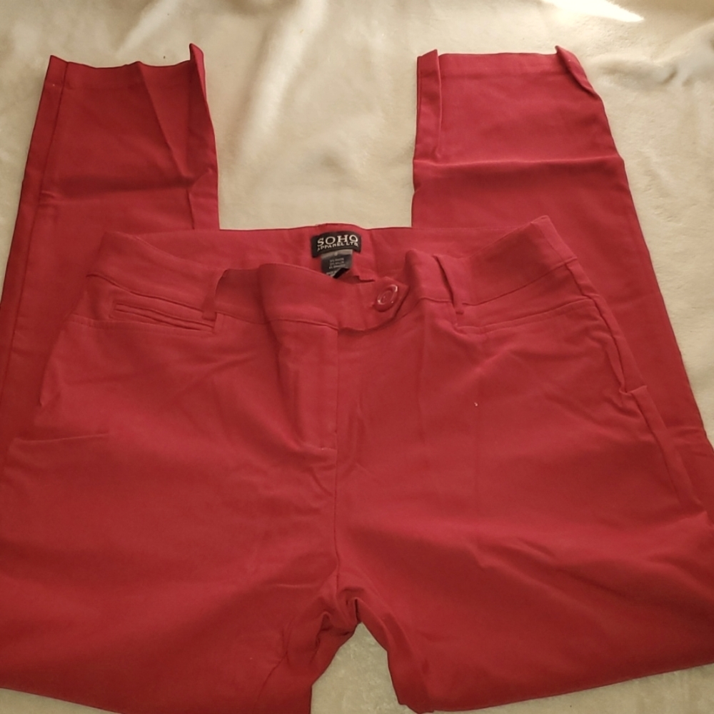 SOHO Red Skinny Jeans